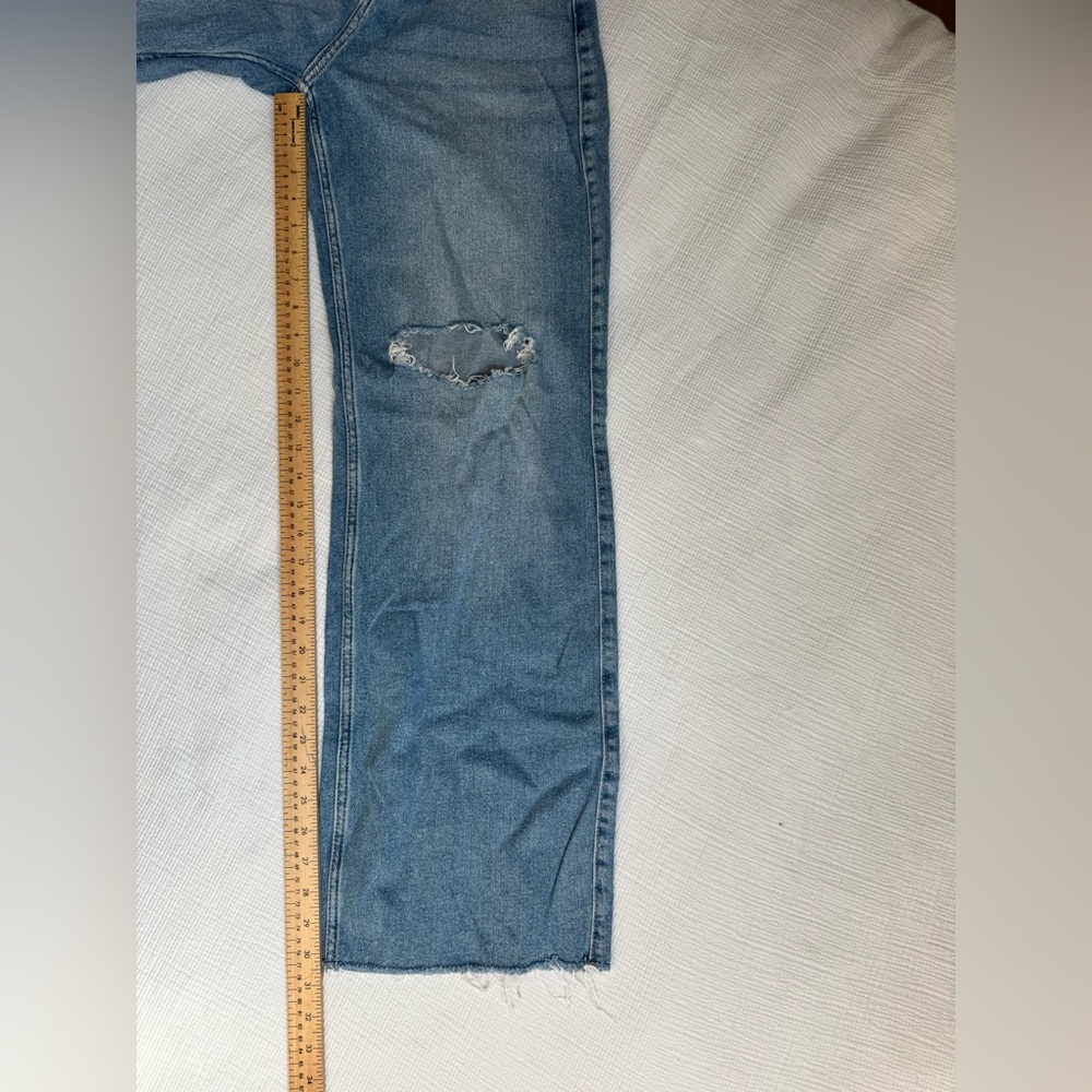 Hollister High Rise Vintage Baggy Ripped Jean Size 00R - Picture 5 of 6